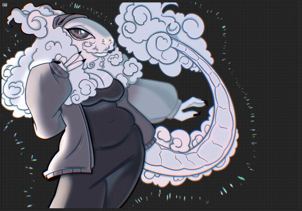 SeraphimSlasher's sona The Chaos Cloud Dragon!